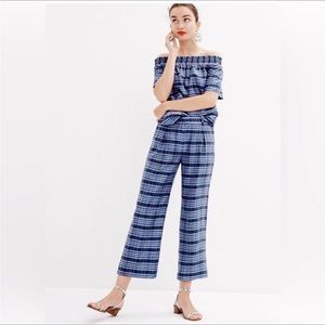 J crew silk off shoulder blouse
